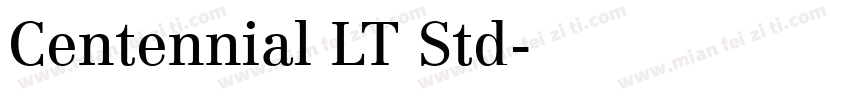 Centennial LT Std字体转换